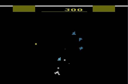 Pantallazo del juego online Gyruss (Atari 2600)