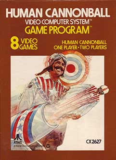 Carátula del juego Human Cannonball (Atari 2600)
