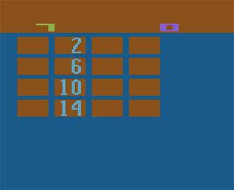 Pantallazo del juego online Hunt & Score (Atari 2600)
