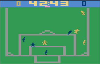 Pantallazo del juego online International Soccer (Atari 2600)