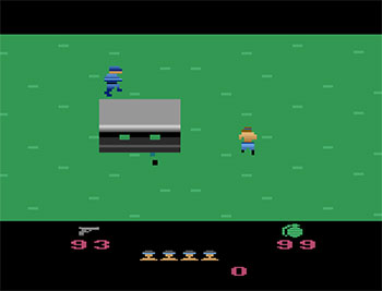Pantallazo del juego online Ikari Warriors (Atari 2600)