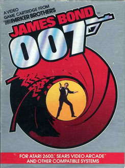 Carátula del juego James Bond 007 (Atari2600)