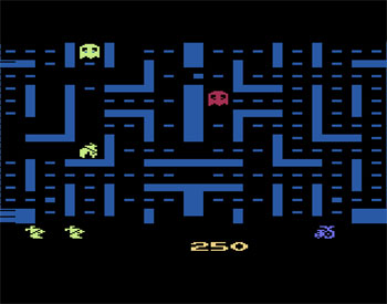 Pantallazo del juego online Jr Pac-man (Atari 2600)