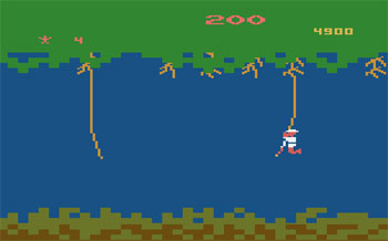 Pantallazo del juego online Jungle Hunt (Atari 2600)
