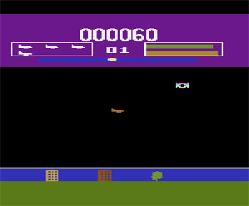 Pantallazo del juego online Killer Satellites (Atari 2600)