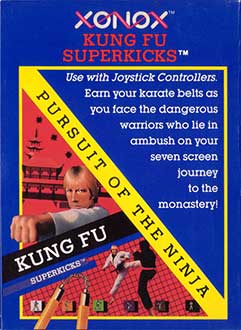 Carátula del juego Kung Fu Superkicks (Atari 2600)