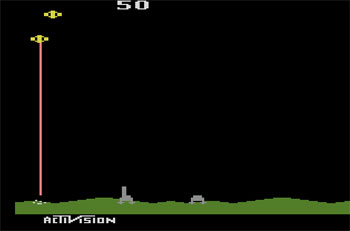 Pantallazo del juego online Laser Blast (Atari 2600)