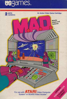 Carátula del juego MAD (Atari 2600)