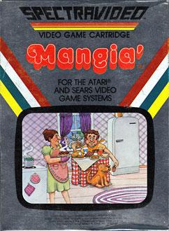 Carátula del juego Mangia (Atari 2600)
