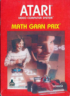 Carátula del juego Math Gran Prix (Atari 2600)
