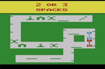 Pantallazo del juego online Math Gran Prix (Atari 2600)
