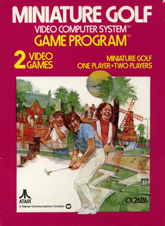Carátula del juego Miniature Golf (Atari 2600)