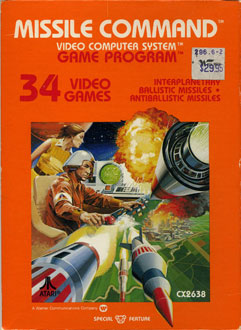 Carátula del juego Misile Command (Atari 2600)