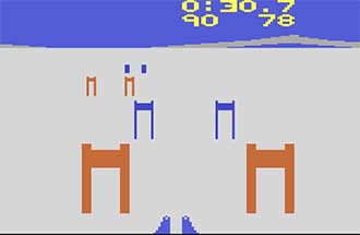 Pantallazo del juego online Mogul Maniac (Atari 2600)