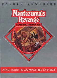 Carátula del juego Montezuma's Revenge Featuring Panama Joe (Atari 2600)