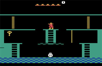 Pantallazo del juego online Montezuma's Revenge Featuring Panama Joe (Atari 2600)