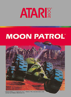 Carátula del juego Moon Patrol (Atari 2600)