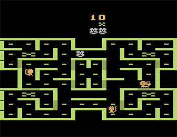 Pantallazo del juego online Mouse Trap (Atari 2600)