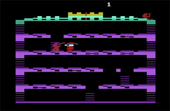 Pantallazo del juego online Mr Do's Castle (Atari 2600)