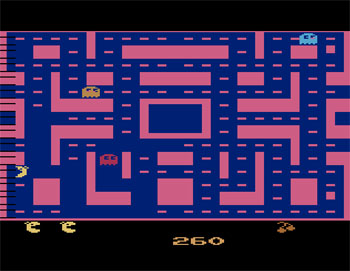 Pantallazo del juego online Ms Pac-Man (Atari 2600)