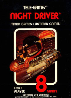 Juego online Night Driver (Atari 2600)
