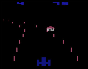 Pantallazo del juego online Night Driver (Atari 2600)