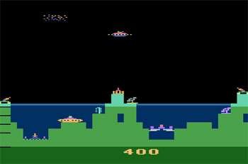 Pantallazo del juego online Ocean City Defender (Atari 2600)