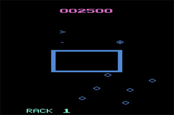 Pantallazo del juego online Omega Race (Atari 2600)
