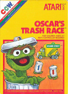 Juego online Oscar's Trash Race (Atari 2600)