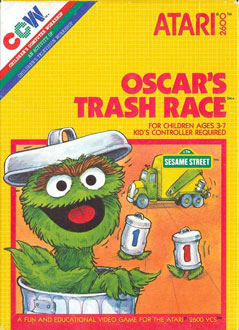 Juego online Oscar's Trash Race (Atari 2600) Juego online Oscar's Trash Race (Atari 2600)