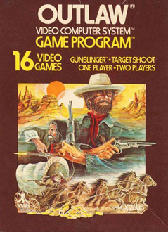 Juego online Outlaw (Atari 2600) Juego online Outlaw (Atari 2600)