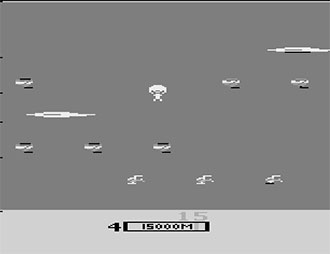 Pantallazo del juego online Parachute (Atari 2600)