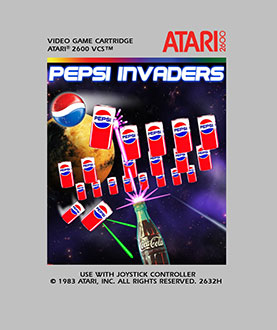Carátula del juego Pepsi Invaders (Atari 2600)