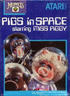 Juego online Pigs in Space starring Miss Piggy (Atari 2600) Juego online Pigs in Space starring Miss Piggy (Atari 2600)
