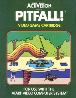 Carátula del juego Pitfall (Atari 2600)