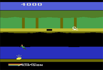 Pantallazo del juego online Pitfall II Lost Caverns (Atari 2600)