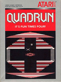 Carátula del juego Quadrun (Atari 2600)