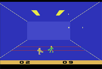 Pantallazo del juego online Racquetball (Atari 2600)