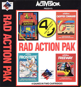 Carátula del juego Rad Action Pak (Atari 2600)