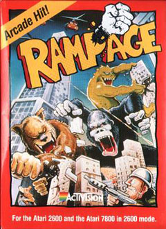 Carátula del juego Rampage (Atari 2600)