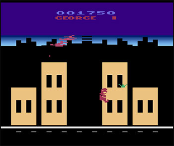 Pantallazo del juego online Rampage (Atari 2600)