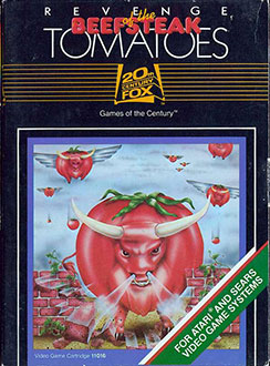 Carátula del juego Revenge of the Beefsteak Tomatoes (Atari 2600)