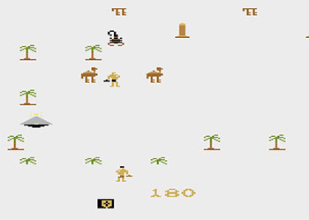 Pantallazo del juego online Riddle of the Sphinx (Atari 2600)