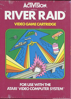 Carátula del juego River Raid (Atari 2600)