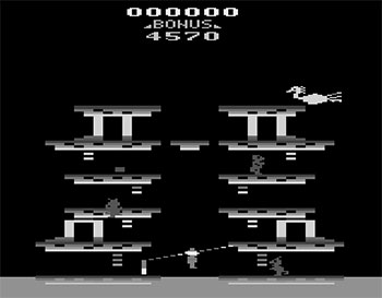 Pantallazo del juego online Roc 'N Rope (Atari 2600)