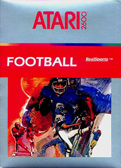 Carátula del juego RealSports Football (Atari 2600)