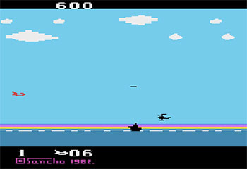 Pantallazo del juego online Sea Hawk (Atari 2600)