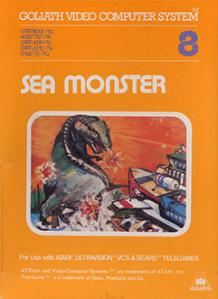 Carátula del juego Sea Monster (Atari 2600)