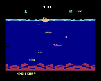 Pantallazo del juego online Sea Monster (Atari 2600)
