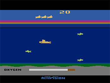 Pantallazo del juego online Seaquest (Atari 2600)